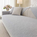 Soft Waterproof Chenille Cover Washable, Non Slip Sectional Sofa Covers for 3 Cushion Couch Sofa L Sharped Sofa Slipcover for Pets, Furniture Protector (1 PCS 36"x36" Light Grey)