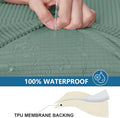 Waterproof Sectional Couch Covers – Green, 1 Piece for Chaise XL