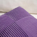 Purple 2 Packs Decorative Throw Pillow Covers (16x16 Inch) – 16x16in