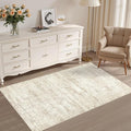 UERMEI 3x5 Area Rug Living Room Rugs - Washable Neutral Modern Abstract Soft Thin Rug Indoor Floor No Slip Rug Carpet for Bedroom Under Dining Table Home Office Decor - Beige/Brown