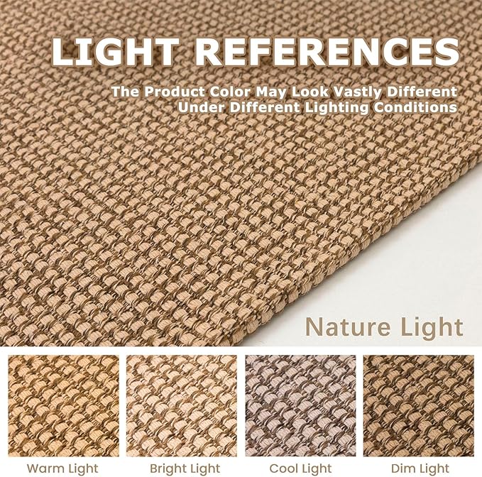 KOZYFLY Extra Long Runners for Hallways 2.6x16 ft Washable Kitchen Runner Non Slip Rubber Backed Hallway Rug Cotton Entryway Runner Rug Floor Carpet for Indoor Hall, Kitchen, Stair, Tan/Orange/Brown