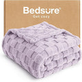 Bedsure GentleSoft Lavender Fog Twin XL Blanket for Bed - Super Soft Cozy Fleece Blankets for Kids, Cute Throws for Girls, Dorm Room Essentials Teens Back to School, 66x90 Inches