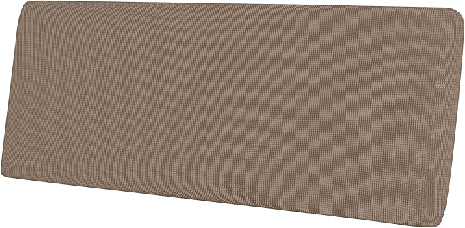 Easy-Going Stretch Cushion Cover Sofa Cushion Furniture Protector Sofa Seat Sofa slipcover Sofa Cover Soft Flexibility with Elastic Bottom(Oversized Sofa Cushion, Camel)