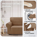 1 Piece Jacquard Couch Covers – X-Large, Pattern Light