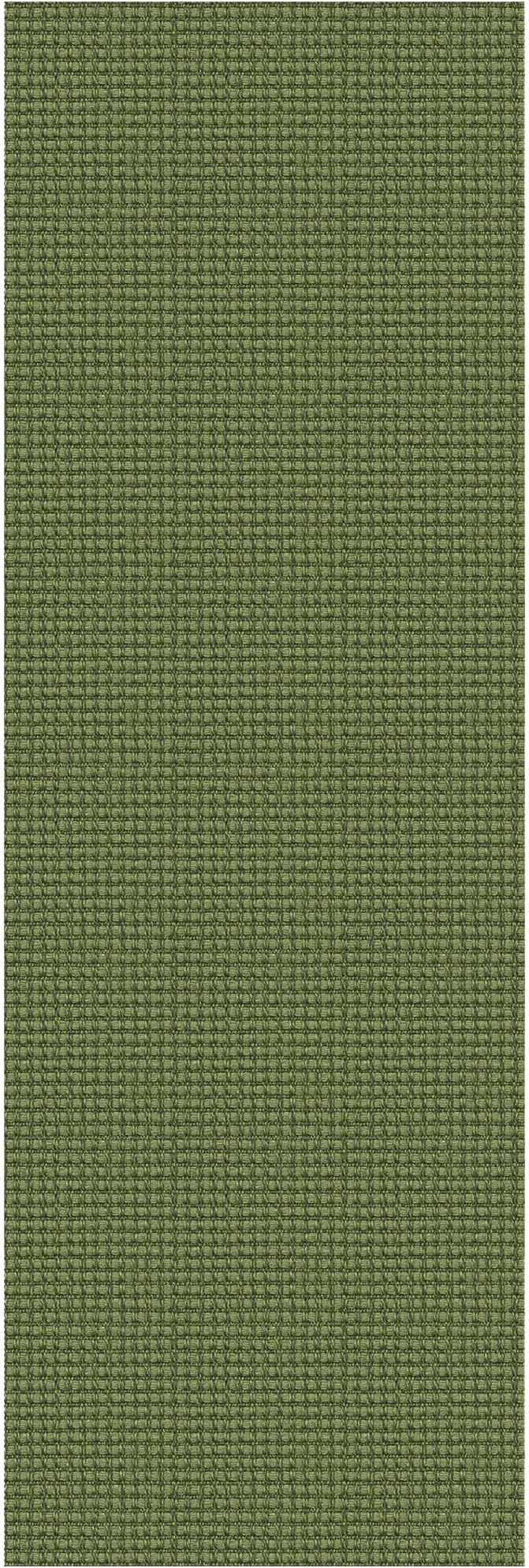 KOZYFLY Runners for Hallways 2x6 ft Washable Kitchen Runner Non Slip Rubber Backed Hall Runners Cotton Entryway Runner Rugs Floor Carpet for Indoor Backdoor Bedroom Kitchen, Bright Green/Earthy Green