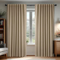 Deconovo Blackout Curtains, Thermal Insulated, W70 x L108 2 Panels, Back Tab, Machine Washable, Room-Darkening Drapes for Bedroom/Living Room Khaki
