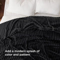 King Size GentleSoft Blanket for Bed – Black, 108x90 Inches
