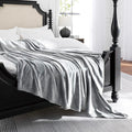 JIAHANNHA Fleece Blanket King Size Grey 108 by 90 Inches Throw Blankets for Bed Sofa Couch 280GSM,Super Soft Cozy and Luxury Bed Blanket for All Season