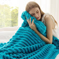 Teal GentleSoft Fleece Blanket for Couch – 50x60 Inches