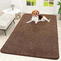OLANLY Dog Door Mat for Muddy Paws 59x35, Absorbs Moisture and Dirt, Absorbent Non-Slip Washable Doormat, Quick Dry Chenille Mud Mat for Dogs, Entry Indoor Entryway Carpet for Inside Floor, Mocha