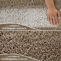 Bath Rug 31.5 x 20 Inch Chenille Non-Slip Machine Washable