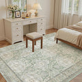 Area Rug for Living Room Washable 6x9 Rug Non-Slip, 6x9 – Green