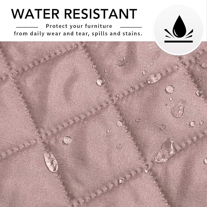 Easy-Going Sectional Couch Covers for Dogs L Shape Sofa Cover Reversible Sofa Slipcover Chaise Lounge Cover Furniture Protector Cover for Pets Dog Cat (42 x 52 inches, Pink/Pink)