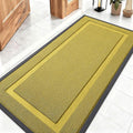 OLANLY Front Door Mat Indoor Outdoor Entrance, Waterproof All-Season, All-Weather Doormat, Sturdy Natural Rubber, Low Profile, Easy Clean Patio Porch Entryway Mat, 47x23, Lime Green