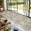 Kitchen Runner Rug Non Slip Washable 2.5x10, Soft Ultra-Thin Entryway Rug Runners for Hallways, Carpet Runner for Living Room,Kitchen, Laundry, Bathroom(Brown,2.5'x10')