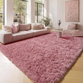 ONASAR Blush Rugs for Living Room Bedroom, Fluffy 5x8 Bedside Area Rug, Soft Plush Shaggy Indoor Floor Carpet for Nursery Kids Girls Boys Teen Dorm Home Office Decor Aesthetic