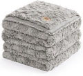 UGG Adalee Faux Fur King Size Blanket, Warm Cozy Blanket, Extra Large Throw for Sofa, Bedding for California King Size Bed, Cute Room Decor, 110" x 90", Seal Grey
