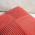 Red 2 Packs Lumbar Decorative Throw Pillow Covers (12x20) – 12x20in