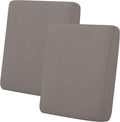 Easy-Going Stretch Individual Loveseat Couch Cushion Cover Sofa Cushion Furniture Protector Sofa slipcover Soft Flexibility with Elastic Bottom (2-Piece Loveseat Cushion Cover, Taupe)