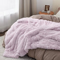 Lavender GentleSoft Fluffy Purple Blanket for Bed (King Size) – 108x90