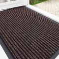 OLANLY Front Door Mat Indoor Outdoor Entrance, Waterproof Heavy Duty Doormat, Fade Resistant, Low Profile, Easy Clean Patio Porch Welcome Floor Mats for Entry, 33x21, Tan