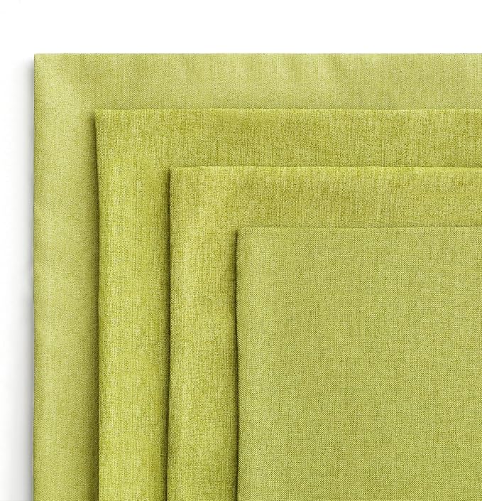 MIULEE Pack of 4 Decorative Outdoor Throw Pillow Covers Linen Waterproof Pillow Covers Spring Farmhouse Cushion Cases for Patio Garden Tent Balcony Couch Sofa 18x18 inch Grass Green
