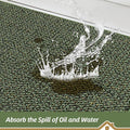 32"x48" Kitchen Rugs – Green, Non-Slip Kitchen Mats