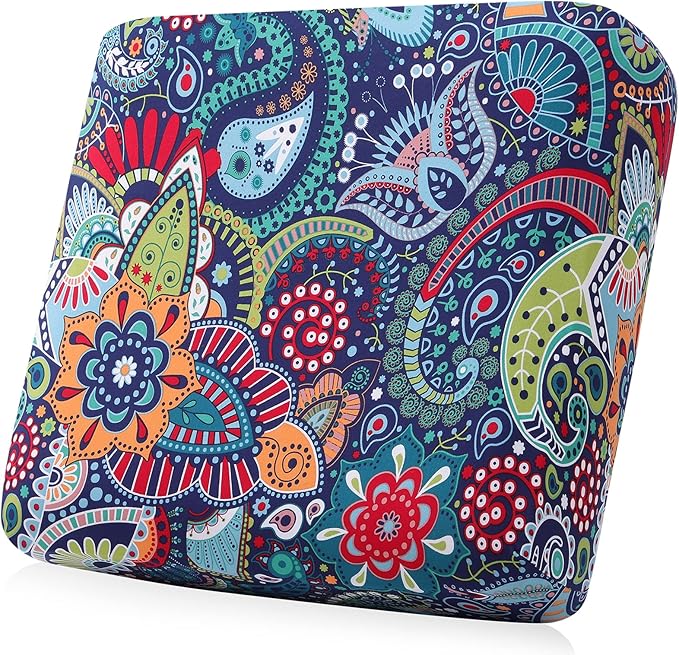 Smiry Printed Couch Cushion Covers, Stretch Soft Couch Covers for Sofa, Washable Non-Slip Sofa Slipcover Furniture Protector for Indoor and Outdoor (1 Pack, Blue Green)