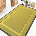 OLANLY Front Door Mat Indoor Outdoor Entrance, Waterproof All-Season, All-Weather Doormat, Sturdy Natural Rubber, Low Profile, Easy Clean Patio Porch Entryway Mat, 47x32, Lime Green