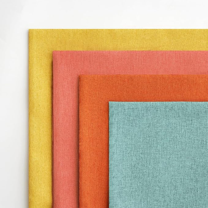 MIULEE Pack of 4 Decorative Outdoor Throw Pillow Covers Linen Waterproof Pillow Covers Farmhouse Cushion Cases for Halloween Patio Garden Tent Balcony Couch Sofa 18x18 inch Orange Teal