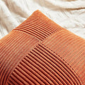 Burnt Orange Set of 2 Decorative Throw Pillow Covers (20x20) – 20x20in