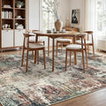 Area Rugs for Living Room, 5x7 – Rust