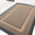 OLANLY Front Door Mat Indoor Outdoor Entrance, Waterproof All-Season, All-Weather Doormat, Sturdy Natural Rubber, Low Profile, Easy Clean Patio Porch Entryway Mat, 29.5x17, Mocha