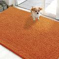 OLANLY Dog Door Mat for Muddy Paws 48x30, Absorbs Moisture and Dirt, Absorbent Non-Slip Washable Doormat, Quick Dry Chenille Mud Mat for Dogs, Entry Indoor Entryway Carpet for Inside Floor, Clay