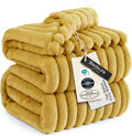 Bedsure GentleSoft Yellow California King Size Blanket for Couch - Cozy Soft Blankets for Women, Cute Small Fleece Throws for Girls, Birthday Gifts for Women, 102x96 Inches