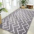 OLANLY Front Door Mat, Non-Slip Rubber Backing, Dirt Resistant and Absorbent, Washable, Easy to Clean Low-Profile Indoor Doormat for Back Door, Entryway, Inside Entrance, 71x47, Grey