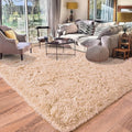 Rugs for Living Room 10x14, Soft Shaggy Modern Shag Area Rug for Bedroom, Upgrade Non-Slip Plush Fluffy Carpet for Kids Boys Girls Room Home Decor Aesthetic, Camel