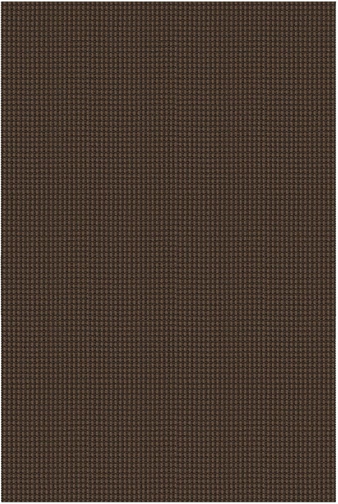 KOZYFLY Washable Area Rug 4x6 ft Non Slip Rubber Backed Living Room Rugs Braided Woven Cotton Kitchen Rugs Indoor Entryway Rug Floor Carpet for Dining Living Room Bedroom, Reddish Brown/Coffee