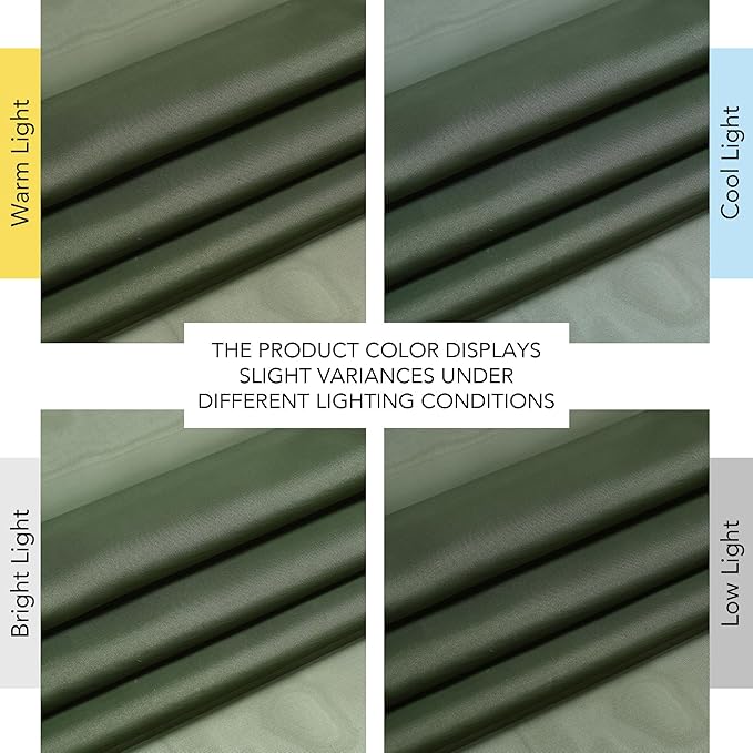 NICETOWN Voile Sheer Forest Green Curtains for Bedroom, Grommet Airy & Lightweight Sheer Window Treatments Light Filtering Drapes for Farmhouse, W54 x L84, 2 Panels