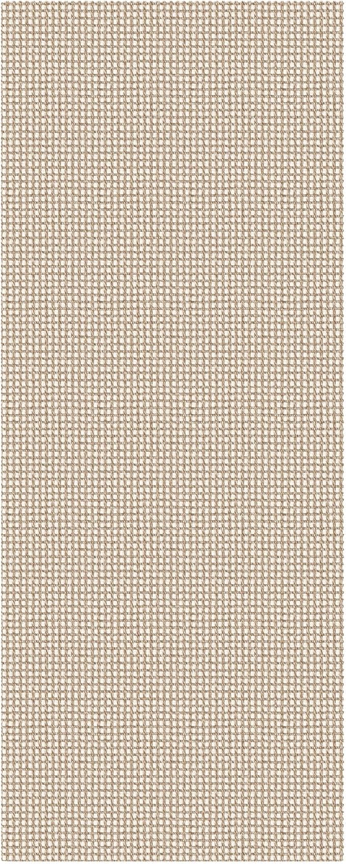 KOZYFLY Runners for Hallways 2x5 ft Washable Kitchen Runner Non Slip Rubber Backed Hall Runners Cotton Entryway Runner Rugs Floor Carpet for Indoor Backdoor Bedroom Kitchen, Ivory/Khaki