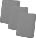 Easy-Going Stretch Individual Chair Couch Cushion Cover Sofa Cushion Furniture Protector Sofa slipcover Soft Flexibility with Elastic Bottom (3-Piece Sofa Cushion Cover, Light Gray)