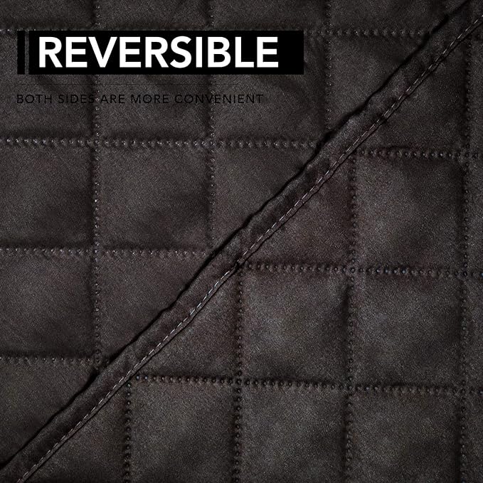 Easy-Going Oversized Recliner Chair Cover Reversible Sofa Cover Water Resistant Couch Cover Furniture Protector with Elastic Straps for Pets Kids Dog Cat (Oversized Recliner, Chocolate/Chocolate)