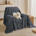 MYSKY HOME Oversized Armchair Couch Cover for 1 Cushion Couch, Washable Sofa Protector, Chair Couch Covers Sofa Covers Sofa Throws Sofa Slipcovers Futon Cover for Pet, Kid, 71"X91", Navy