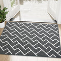 OLANLY Front Door Mat, Non-Slip Rubber Backing, Dirt Resistant and Absorbent, Washable, Easy to Clean Low-Profile Indoor Doormat for Back Door, Entryway, Inside Entrance, 48x32, Charcoal