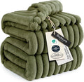 Bedsure GentleSoft Full Blanket for Couch - Cozy Soft Blankets for Women, Cute Small Fleece Throws for Girls, Birthday Gifts for Women Decor Gifts, Moss, 84x90 Inches