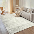 Srugn Washable Rugs 5x7 Area Rugs for Living Room,Bedroom,Dining Room- Large Ultra Soft Faux Wool Retro Carpets,Non Slip&Non-Shedding Low Pile Vintage Print Rug for Home Office Decor-Beige