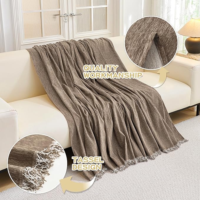 MYSKY HOME Oversized Sofa Covers Couch Covers for 3 Cushion Couch Sofa Pet Friendly, L Shaped Couch Cover Sectional Couch Cover Non Slip Furniture Protector for Kids, 91"x150", Sand