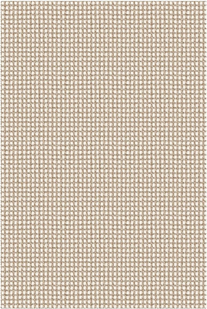 KOZYFLY Indoor Door Mat 2x3 ft Small Area Rugs Washable Front Door Mat Non Slip Rubber Backed Entryway Rug Cotton Entrance Doormat for Front Porch Bathroom Kitchen Bedroom, Ivory/Khaki