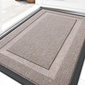 OLANLY Front Door Mat Indoor Outdoor Entrance, Waterproof All-Season, All-Weather Doormat, Sturdy Natural Rubber, Low Profile, Easy Clean Patio Porch Entryway Mat, 33x21, Camel