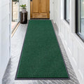 OLANLY Front Door Mat Indoor Outdoor Entrance, Waterproof Heavy Duty Doormat, Fade Resistant, Low Profile, Easy Clean Patio Porch Welcome Floor Mats for Entry, 71x30, Green